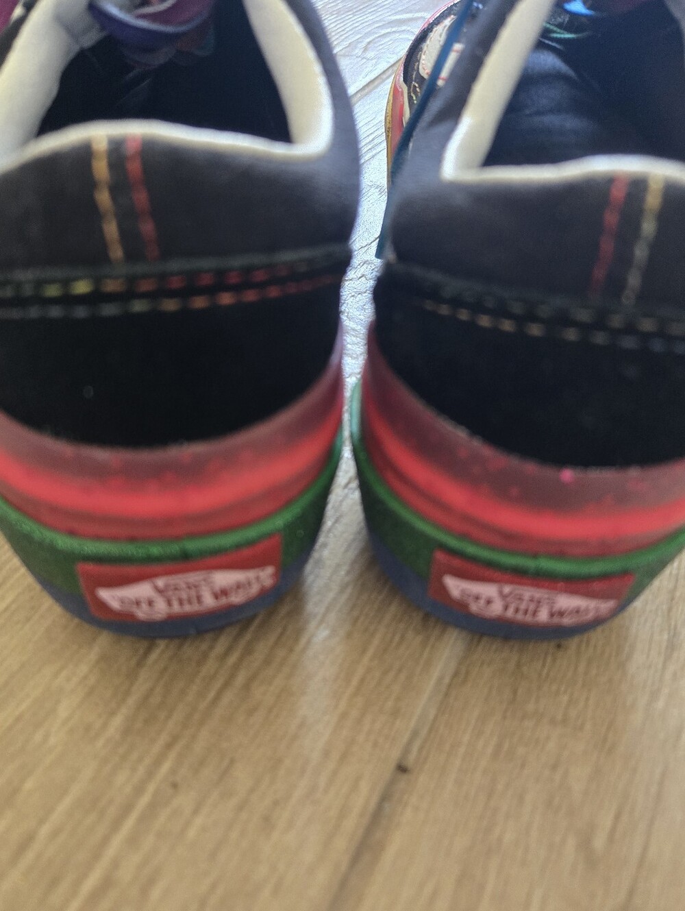 Vans Stacked Old School Pride Platform Sneakers, 3.5/5 - Picture 10 of 15